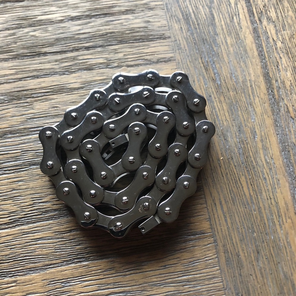 Motorcycle chain necklace